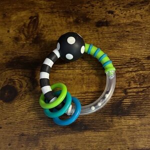 Colorful Baby Rattle with Rings